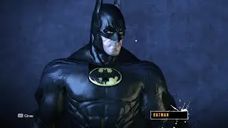 Batman 1989 Suit Mod Gameplay - Batman: Arkham Asylum