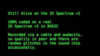 Still Alive on the ZX Spectrum +2 (8-bit 1980s computer), General Instrument AY-3-8910 sound chip
