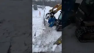 KAGE SnowFire BLAST vs. Hard-Packed Snow in Loading Dock