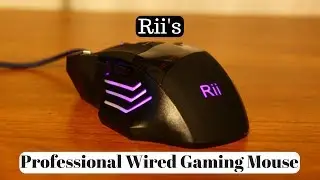 Профессиональная проводная игровая мышь Rii