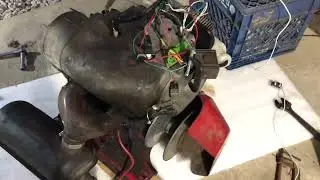 Rupp 440 Running on the Garage Floor!