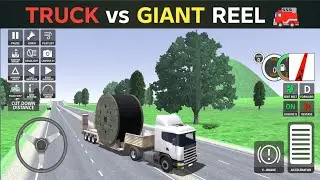 Extreme Trucking in Turkey | Massive Electric Cable Reel Heavy Load Transport