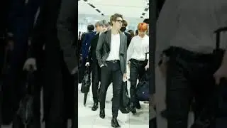 BTS RM airport fashion