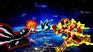 Ichigo Fullbring V3 VS Flash V3 in Mugen