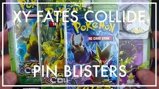 Pokemon XY Fates Collide 3-Pack Pin Blister Opening!