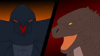 Godzilla VS Male Muto | Animation