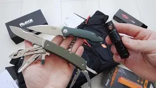 Распаковка СУПЕР, новинки, ножи, фонарь, рюкзак! Unboxing 2021