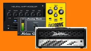 Neural Amp Modeler (Diezel VH4) + Nembrini Analog Rack Noise Gate + VZTec Overdrive