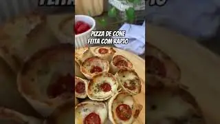 👩🏻&zwj;🍳 Redeconomia na Cozinha - MINI PIZZA CONE FEITO COM&lrm; RAP10
