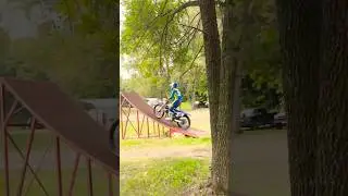 First time hitting a freestyle ramp #freestyle #moto #whips #yamaha #yz250 #motocross