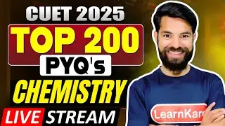 CUET 2025 | Chemistry | Most Important Questions Miss मत  करना🔥 #cuet