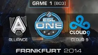 Cloud 9 vs. Alliance - Quarterfinals Map 1 - ESL One Frankfurt 2014 - Dota 2