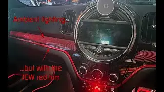 Mini F60 JCW, неделя 3: Прожекторы, нестандартная проводка и гибридная подсветка приборной панели.
