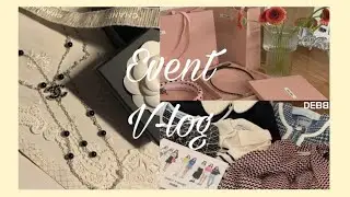 [ 대학생 VLOG ] 미우미우 • 뎁 fw 룩북 + 선물들 • 트위디아 • 자라 • 더 현대 서울 • 시그니엘 애프터눈티 세트