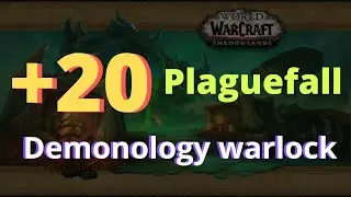 M+ Plaguefall +20 | Demonology Warlock POV | Implossive potential | WoW Shadowlands 9.2