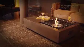 EcoSmart Fire || Manhattan 50 Bioethanol Portable Fire Pit Table || eFireplaceBoutique
