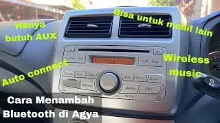 Tutorial Agar Head Unit Toyota Agya G 2014-2019 Support Bluetooth dan Cara Setting Audio/Equalizer