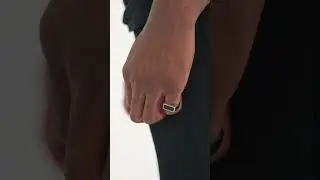 Tom Wood Peaky Ring Polished Onyx