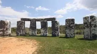 Stonehenge? NOPE. This is FOAMhenge