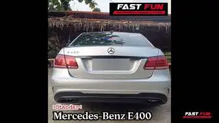 Mercedes-Benz E400 W212 V6 Valvetronic Exhaust System - Catback System Exhaust|Fastfun Exhaust BSD.