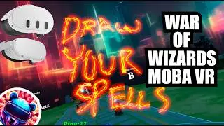 War of Wizards VR Review for PCVR/Oculus Quest 2/3 (Draw Your Spells!)