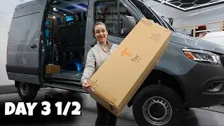 Not the day I wanted, but still some progress done | van build
