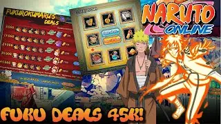 Naruto Online - 45K Fukurokumaru's Deals, Great Plates, Naruto Ronin 4 Stars and more!