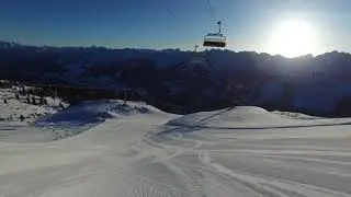 Kleinwalsertal Ski -  Abfahrt Ifen neue Ifenbahn