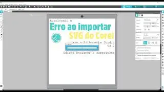 Erro ao importar SVG para o SIlhouette Studio V4.2 - Solucionado