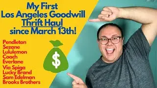 Los Angeles Goodwill Thrift Haul to Resell Online on Poshmark Mercari & Ebay