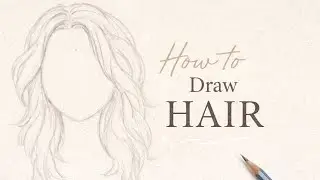 How to draw hair simple and easy way ❤️🥰 | step by step| beginner friendly 