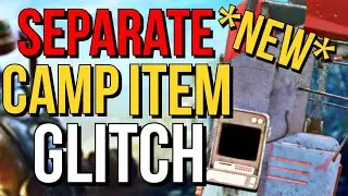 Fallout 76 Separate Camp Item Glitch! *NEW* Collectron, Ammo Machine, Brahmin Pen, More!