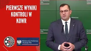 [MRiRW]: Pierwsze wyniki kontroli w KOWR