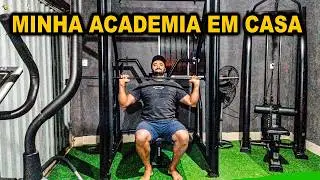 MONTEI MINHA ACADEMIA EM CASA: VEJA COMO FICOU! 💪🏠