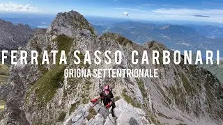 LA SOLA E UNICA FERRATA SULLE GRIGNE - Ferrata al Sasso dei Carbonari 
