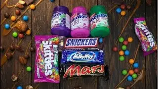 Mentos snikers mars skittles Milky Way#candy #chocolate 