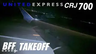 [HD] *MAX POWER* United Express Bombardier/Mitsubishi CRJ-700 (N787SK) Takeoff from Denver (DEN)