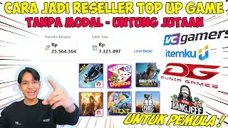 CARA JADI RESELLER TOP UP GAME❗TANPA MODAL❗ UNTUNG JUTAAN RUPIAH | RAHASIA VCGAMERS & ITEMKU TERBARU