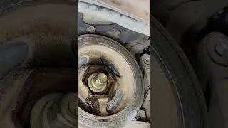 Снятие болта коленчатого вала Honda