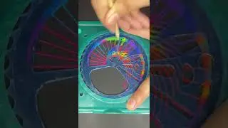 Tranquil Spirograph Art | Soothing ASMR Patterns for Peaceful Relaxation! #2024 #art #shorts #asmr