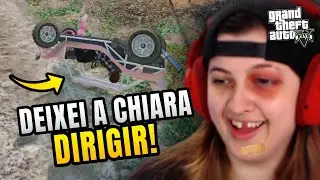 A CHIARA CAPOTOU O CARRO COMIGO E UM BEBÊ! - GTA RP