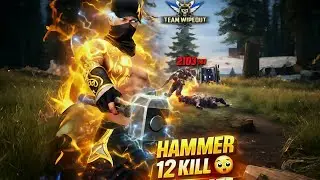 Only Hammer🔨Chalange | Solo Game Play With Hammer 🔨and  12kil 😳|FREE FIRE MAX | #freefire #ff #nepal