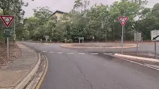 Slow TV ASMR, mobility scooter journey, Griffith University, Mt Gravatt.