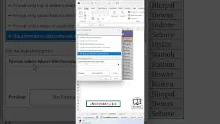 How to Apply Alternate Row Color in Excel? #excel #exceltips #exceltricks #exceltutorial #ytviral