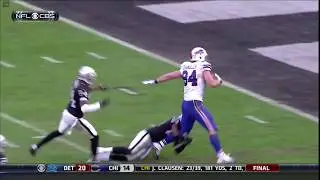 Scott Chandler's LAST TD as a Buffalo Bill - Raiders vs. Bills, 12/21/14