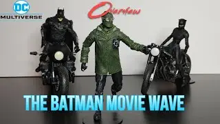 Batman & Catwoman, Riddler, Batcycle and Drifter DC Multiverse | Overview | MandoAllDay