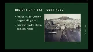 SP25 Food Heritage Presentation - History of Pizza