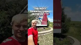 The Most Danish Town In The US?! 🇩🇰🇺🇸 (Elk Horn) #elkhorn #usa #usa #denmark #danish #town #fyp