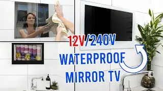 Водонепроницаемый зеркальный телевизор Englaon | HD-телевизоры для бассейнов, ванных комнат, спа, караванов, автодомов, лодок и отдыха на природе
