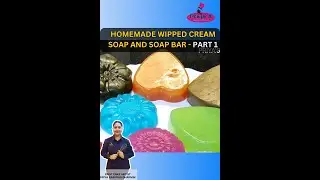 PART-1: HOMEMADE WIPPED CREAM SOAP AND SOAP BAR (SHELF LIFE 6- MONTH WITHOUT PRESERVATIVE) #soap